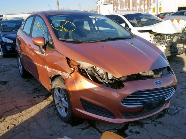 3FADP4BJ3HM129388 - 2017 FORD FIESTA SE ORANGE photo 1