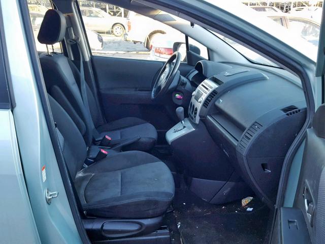 JM1CR293160128901 - 2006 MAZDA 5 GREEN photo 5