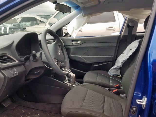 3KPC24A33JE031937 - 2018 HYUNDAI ACCENT SEL BLUE photo 5