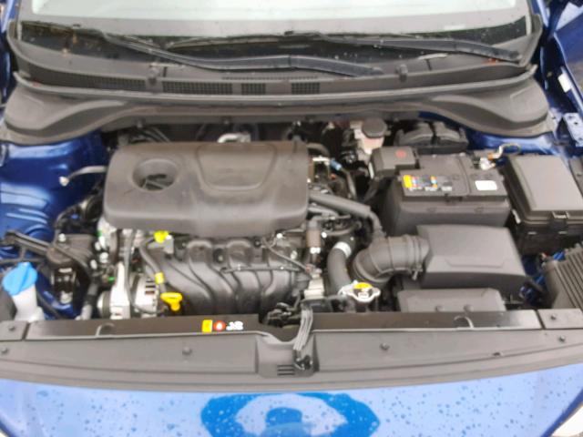 3KPC24A33JE031937 - 2018 HYUNDAI ACCENT SEL BLUE photo 7