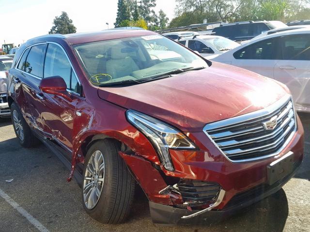 1GYKNCRS2JZ116680 - 2018 CADILLAC XT5 LUXURY RED photo 1