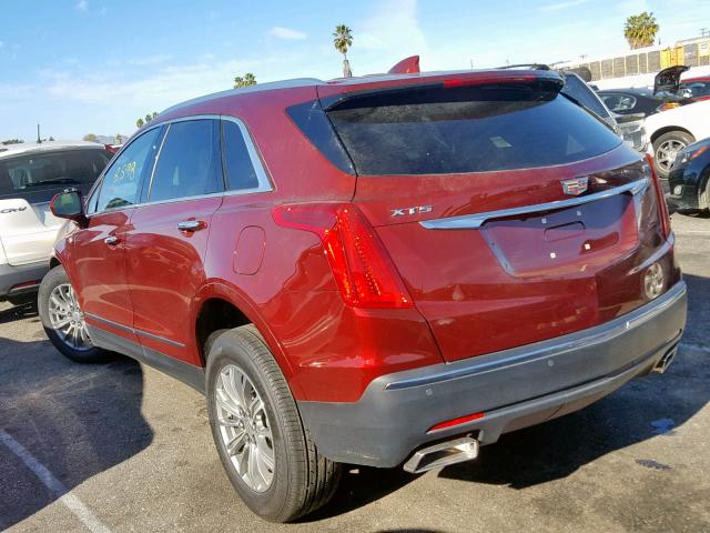 1GYKNCRS2JZ116680 - 2018 CADILLAC XT5 LUXURY RED photo 3