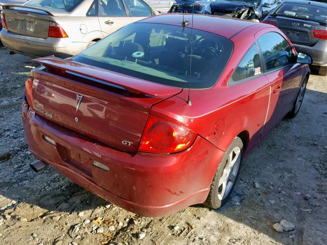 1G2AT18H097128517 - 2009 PONTIAC G5 GT RED photo 4