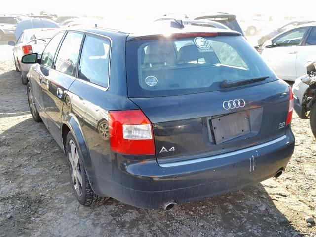 WAUVT68E14A141883 - 2004 AUDI A4 3.0 AVA BLACK photo 3