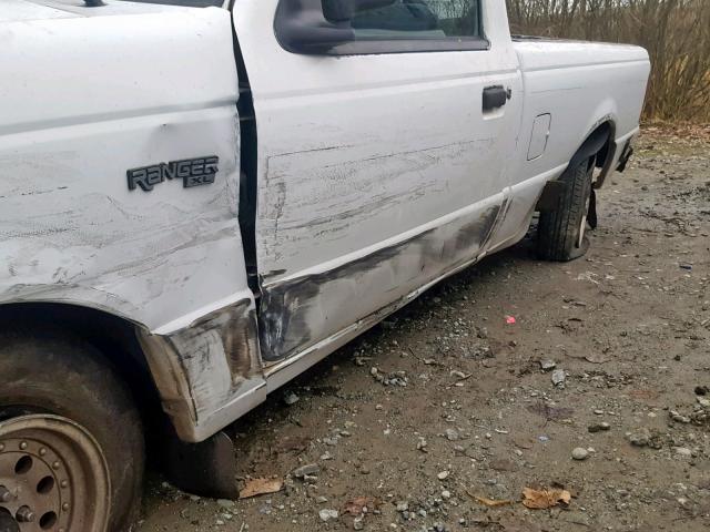 1FTCR10A4RUB93163 - 1994 FORD RANGER WHITE photo 9