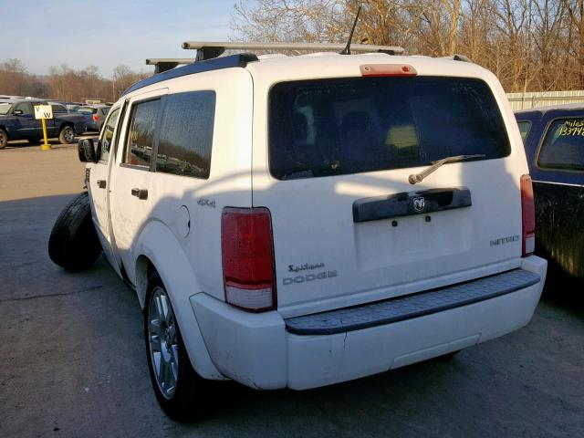 1D4PU4GK4BW591003 - 2011 DODGE NITRO HEAT WHITE photo 3