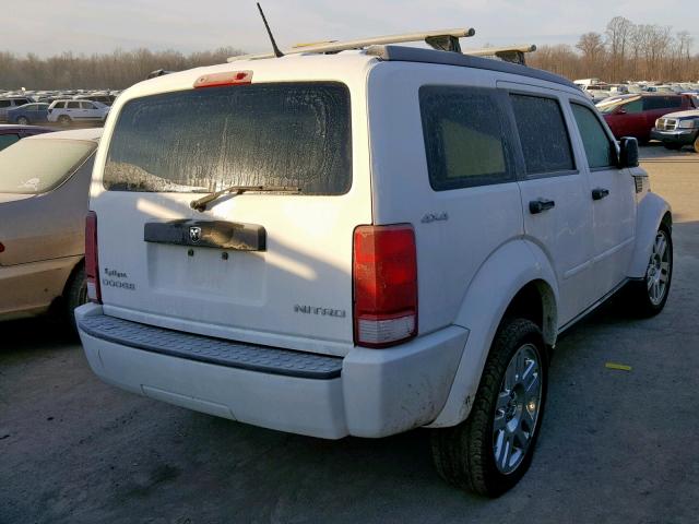 1D4PU4GK4BW591003 - 2011 DODGE NITRO HEAT WHITE photo 4