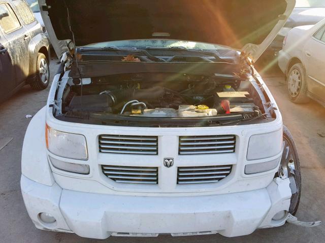 1D4PU4GK4BW591003 - 2011 DODGE NITRO HEAT WHITE photo 7