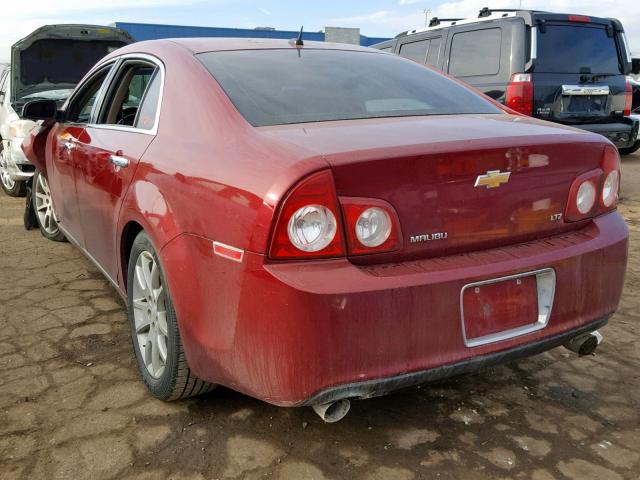 1G1ZK57769F139893 - 2009 CHEVROLET MALIBU LTZ RED photo 3