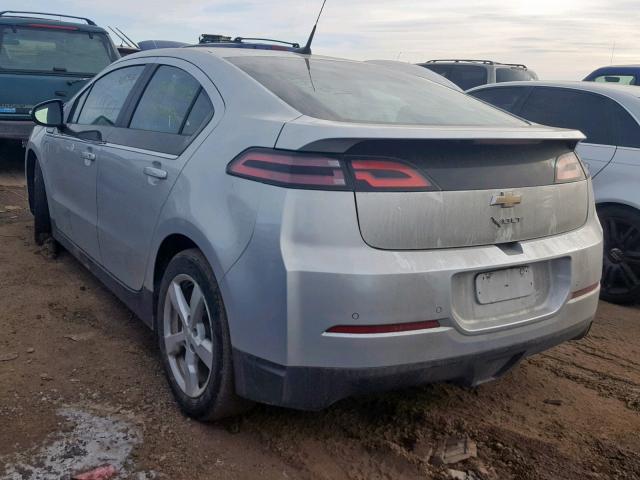 1G1RC6E41EU171863 - 2014 CHEVROLET VOLT SILVER photo 3