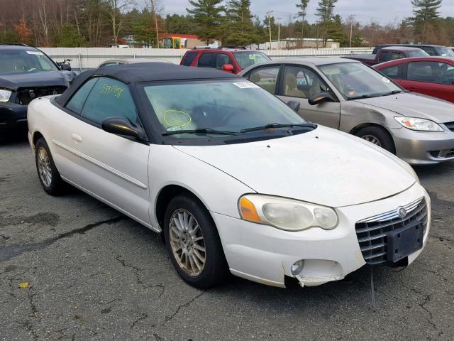 1C3EL55R16N212388 - 2006 CHRYSLER SEBRING TO WHITE photo 1