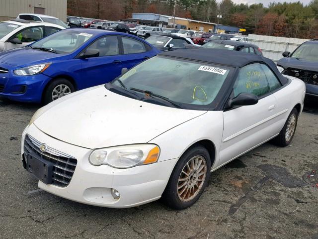 1C3EL55R16N212388 - 2006 CHRYSLER SEBRING TO WHITE photo 2