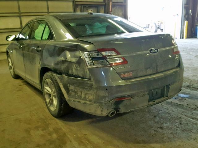 1FAHP2E84DG155534 - 2013 FORD TAURUS SEL SILVER photo 3