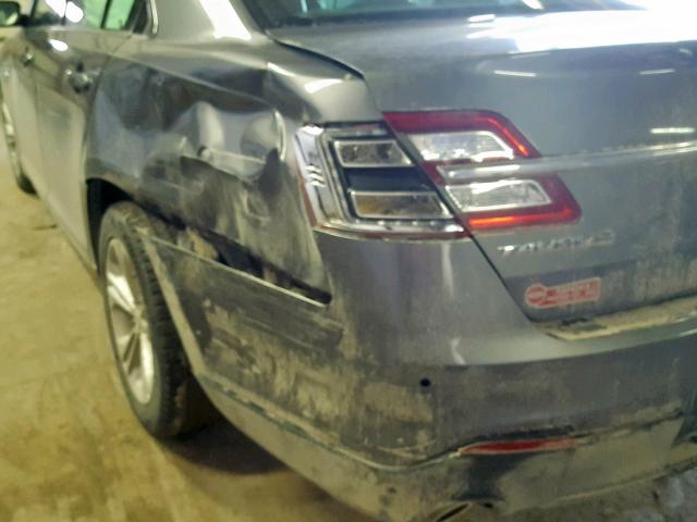 1FAHP2E84DG155534 - 2013 FORD TAURUS SEL SILVER photo 9