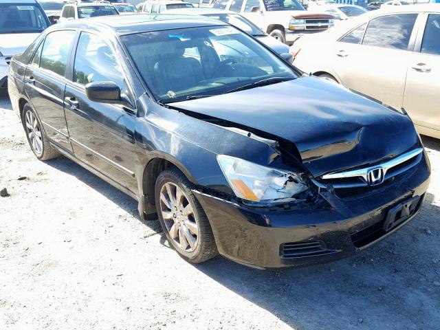 1HGCM66536A053867 - 2006 HONDA ACCORD EX BLACK photo 1