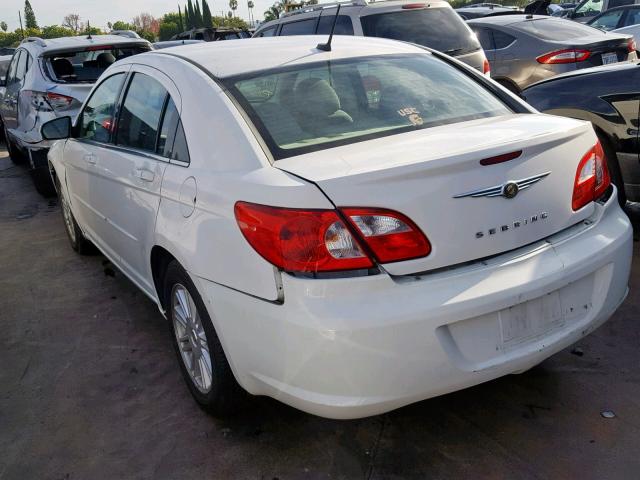 1C3LC56K07N651219 - 2007 CHRYSLER SEBRING TO WHITE photo 3