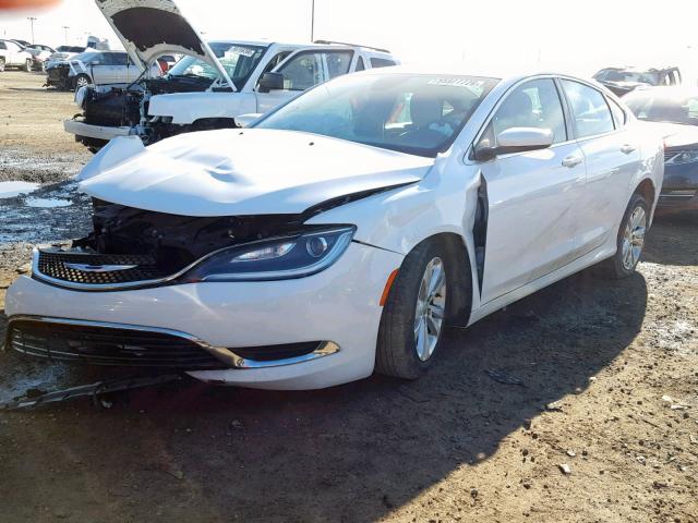 1C3CCCAB9FN557589 - 2015 CHRYSLER 200 LIMITE WHITE photo 2