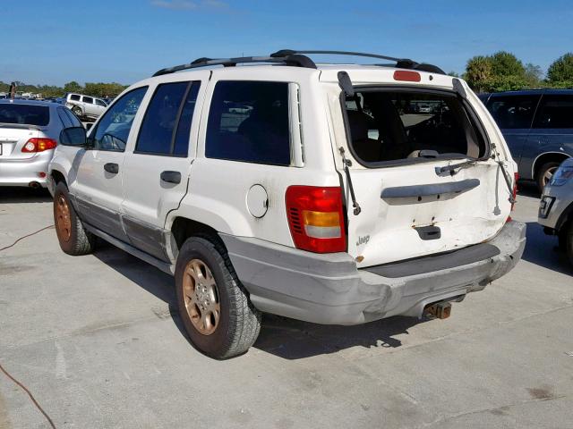 1J4G258S5XC650098 - 1999 JEEP GRAND CHER WHITE photo 3