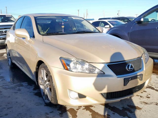 JTHBK262782066857 - 2008 LEXUS IS 250 GOLD photo 1