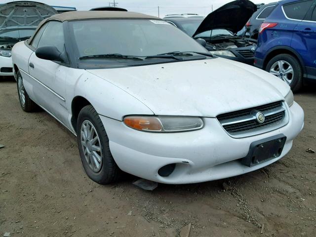 3C3EL45X4VT559673 - 1997 CHRYSLER SEBRING JX WHITE photo 1