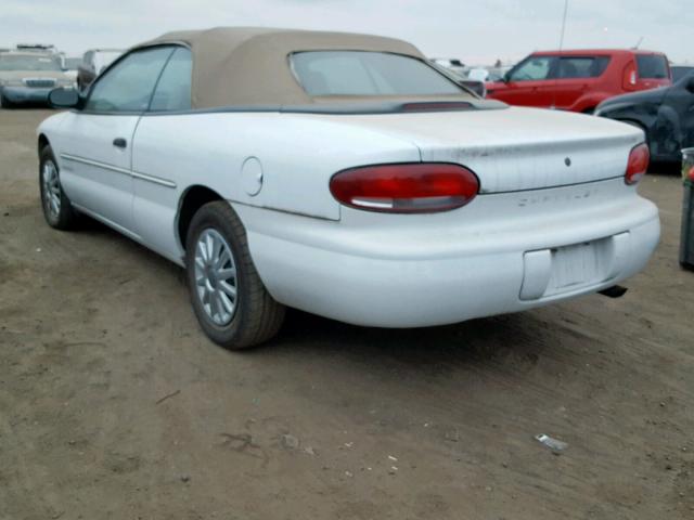 3C3EL45X4VT559673 - 1997 CHRYSLER SEBRING JX WHITE photo 3