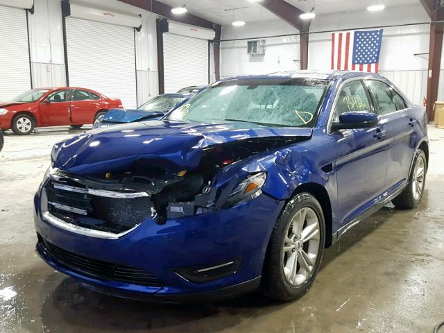 1FAHP2E86DG218018 - 2013 FORD TAURUS SEL BLUE photo 2