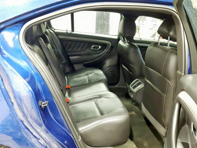 1FAHP2E86DG218018 - 2013 FORD TAURUS SEL BLUE photo 6