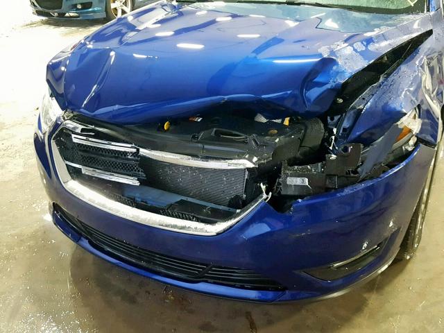 1FAHP2E86DG218018 - 2013 FORD TAURUS SEL BLUE photo 9