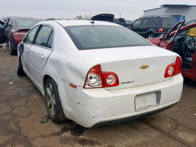 1G1ZC5E15BF387733 - 2011 CHEVROLET MALIBU 1LT WHITE photo 3