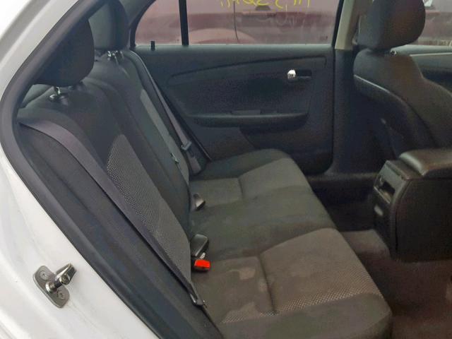 1G1ZC5E15BF387733 - 2011 CHEVROLET MALIBU 1LT WHITE photo 6
