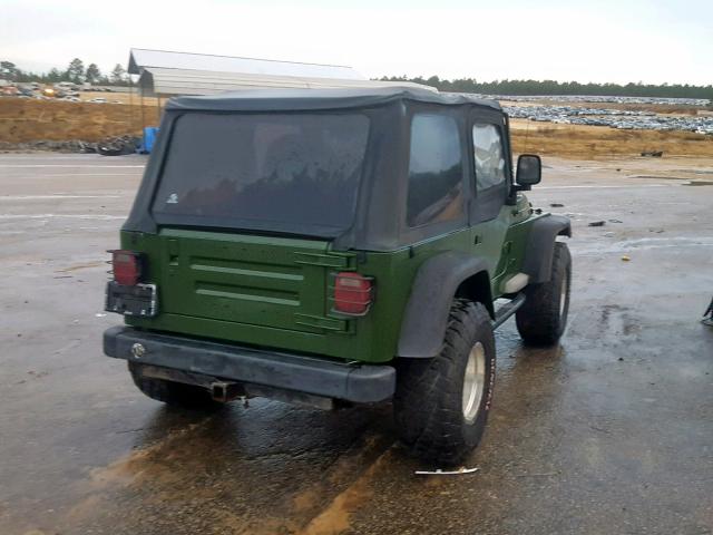 1J4FY29P1VP482002 - 1997 JEEP WRANGLER / GREEN photo 4