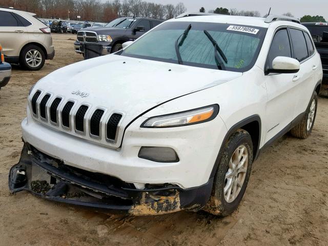 1C4PJLCBXFW566909 - 2015 JEEP CHEROKEE L WHITE photo 2