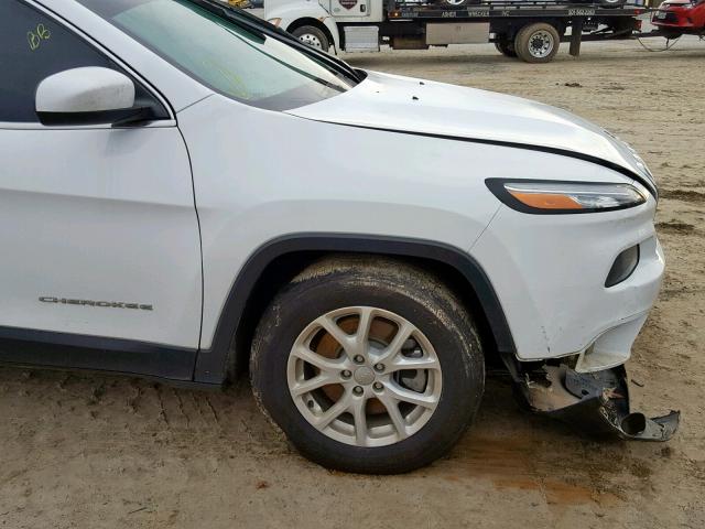 1C4PJLCBXFW566909 - 2015 JEEP CHEROKEE L WHITE photo 9