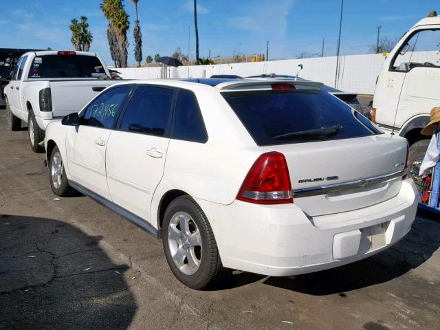 1G1ZT62805F280438 - 2005 CHEVROLET MALIBU MAX WHITE photo 3