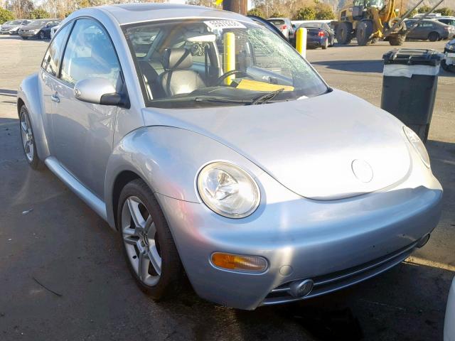 3VWCD31C44M407797 - 2004 VOLKSWAGEN NEW BEETLE ვერცხლისფერი ფოტო 1