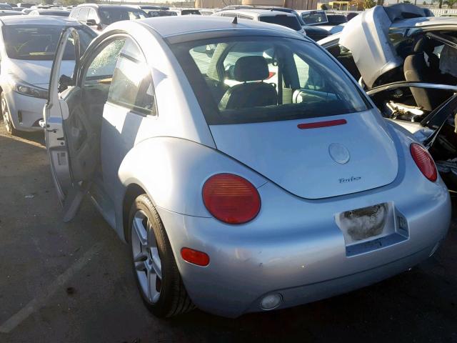 3VWCD31C44M407797 - 2004 VOLKSWAGEN NEW BEETLE ვერცხლისფერი ფოტო 3
