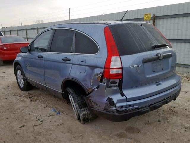 5J6RE3H43BL034429 - 2011 HONDA CR-V SE BLUE photo 3