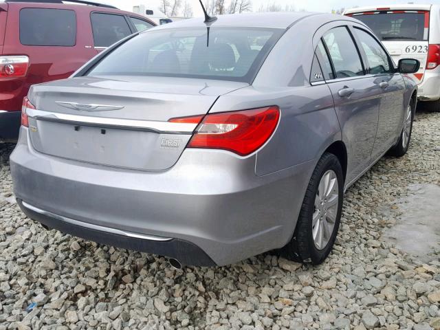 1C3CCBBG5EN115038 - 2014 CHRYSLER 200 TOURIN SILVER photo 4