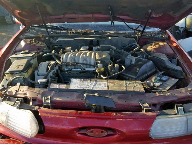 1FALP52U3RA131006 - 1994 FORD TAURUS GL MAROON photo 7