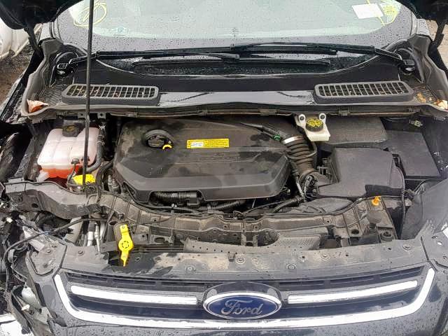 1FMCU0JX5EUA91047 - 2014 FORD ESCAPE TIT BLACK photo 7