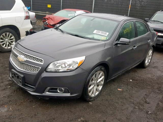 1G11H5SA7DF246748 - 2013 CHEVROLET MALIBU LTZ გრაფიტი ფოტო 2
