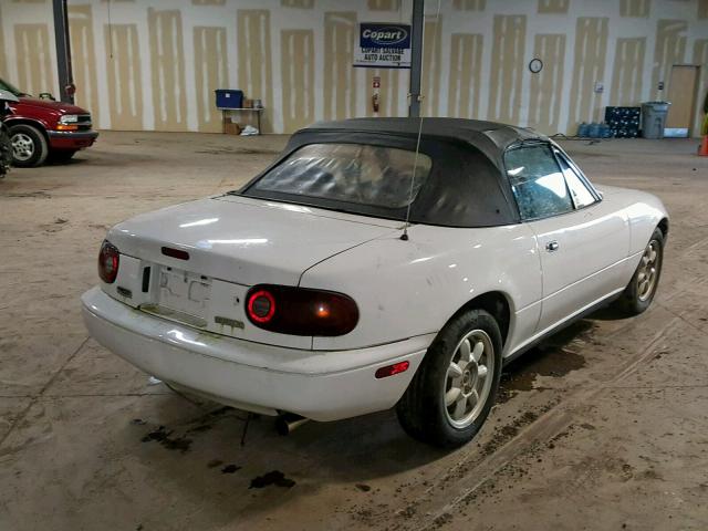 JM1NA3519L0125413 - 1990 MAZDA MX-5 MIATA WHITE photo 4