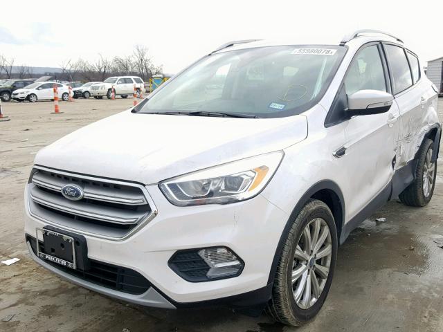 1FMCU0J94HUF06705 - 2017 FORD ESCAPE TIT WHITE photo 2