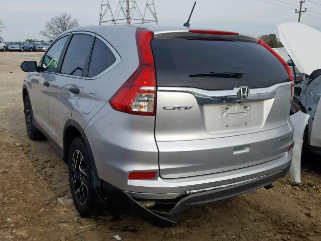 2HKRM3H42GH538300 - 2016 HONDA CR-V SE SILVER photo 3