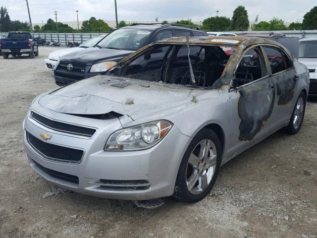 1G1ZD5EU0BF356347 - 2011 CHEVROLET MALIBU 2LT SILVER photo 2