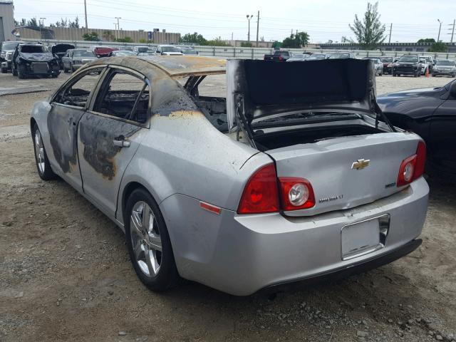 1G1ZD5EU0BF356347 - 2011 CHEVROLET MALIBU 2LT SILVER photo 3