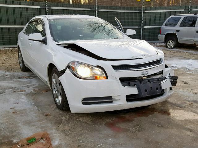 1G1ZH57B39F138770 - 2009 CHEVROLET MALIBU 1LT WHITE photo 1