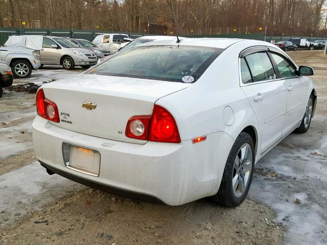 1G1ZH57B39F138770 - 2009 CHEVROLET MALIBU 1LT WHITE photo 4
