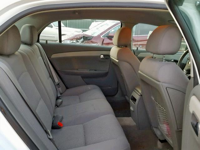 1G1ZH57B39F138770 - 2009 CHEVROLET MALIBU 1LT WHITE photo 6