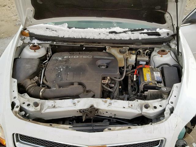 1G1ZH57B39F138770 - 2009 CHEVROLET MALIBU 1LT WHITE photo 7